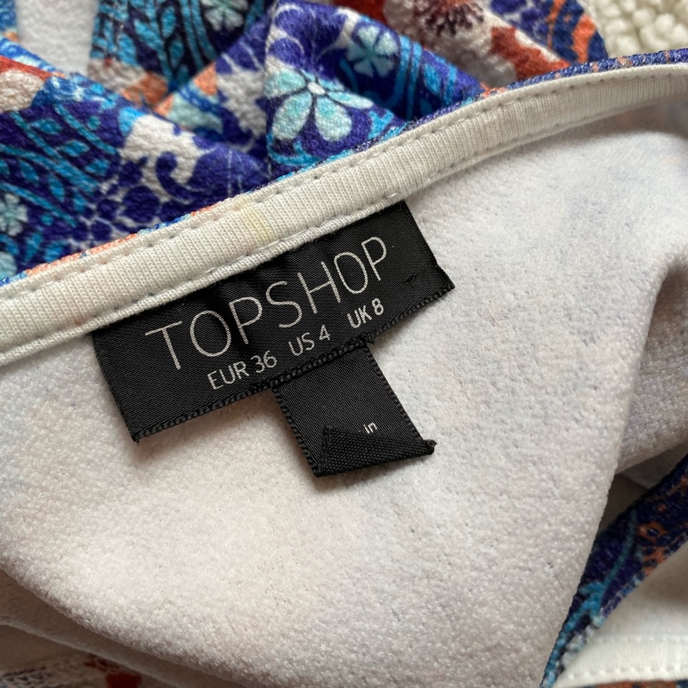 Topshop Cropped Patterned Tank - Picture 6 of 6